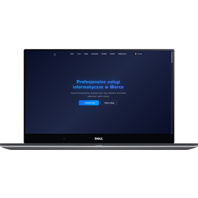 Strona PC Magik — profesjonalne usługi informatyczne w Warce